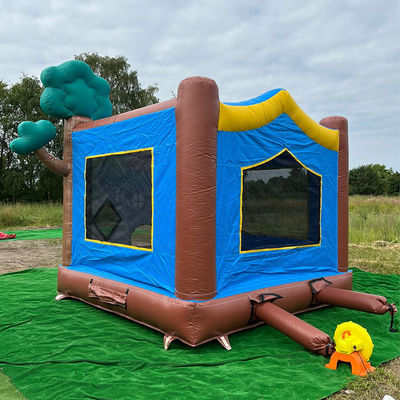 14 anni di vita Neutralità di genere PVC Inflatabile Treehouse Bounce House Castello per Commerciale