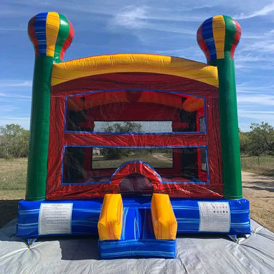 CE/EN71/EN14960 Certificato Rainbow gonfiabile Balloon ad aria calda Casa rimbalzo Castello per bambini