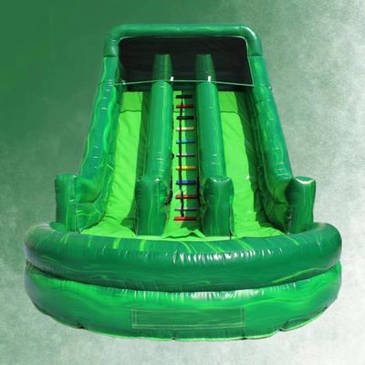 Accessori di soffiatore inclusi Magia verde incantevole Sinistra e destra doppio scivolo con piscina
