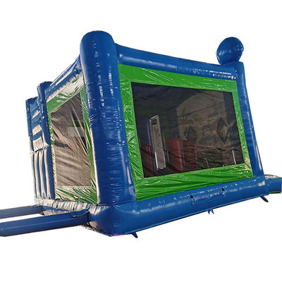 Colore personalizzato Tema pirata in PVC commerciale Inflatabile Castello gonfiabile con scivolo asciutto