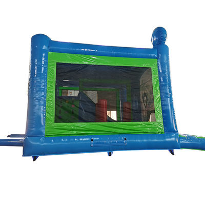 Colore personalizzato Tema pirata in PVC commerciale Inflatabile Castello gonfiabile con scivolo asciutto