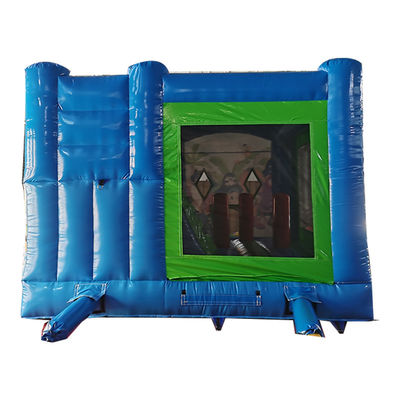 Colore personalizzato Tema pirata in PVC commerciale Inflatabile Castello gonfiabile con scivolo asciutto
