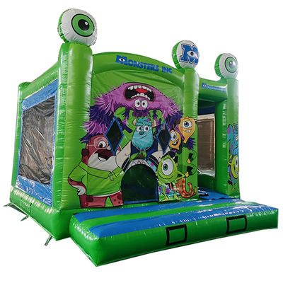 PORTABLE 18ft Monsters Inc. Casa gonfiabile con scivolo asciutto e piccoli ostacoli