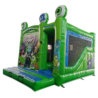 PORTABLE 18ft Monsters Inc. Casa gonfiabile con scivolo asciutto e piccoli ostacoli