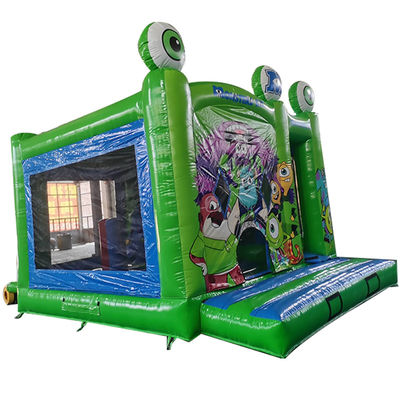 PORTABLE 18ft Monsters Inc. Casa gonfiabile con scivolo asciutto e piccoli ostacoli