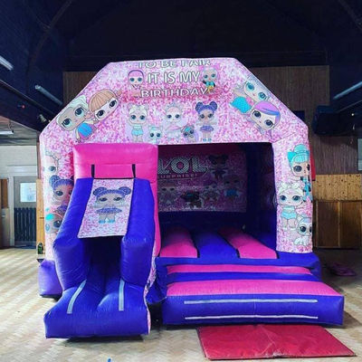 14 anni su Customized Mini Inflatabile Trampolino Castello con Slide colore personalizzato