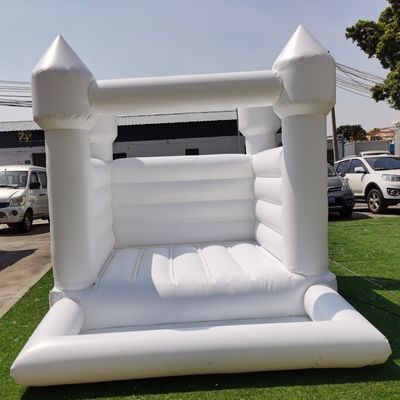 CE/EN71/EN14960 Bouncer gonfiabile bianco in PVC unisex certificato per parchi giochi e feste