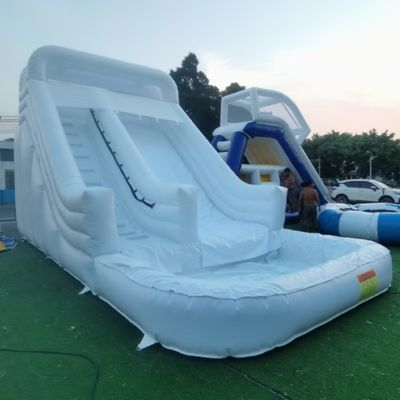 CE/EN71/EN14960 Bouncer gonfiabile bianco in PVC unisex certificato per parchi giochi e feste