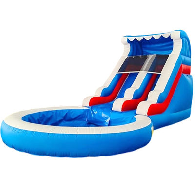 Stampa digitale scivolo acquatico piscina scivolo acquatico gonfiabile commerciale per giardino per bambini