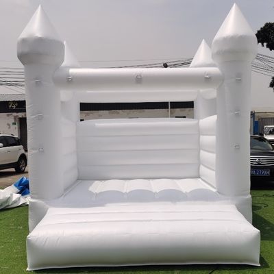 CE/EN71/EN14960 Bouncer gonfiabile bianco in PVC unisex certificato per parchi giochi e feste