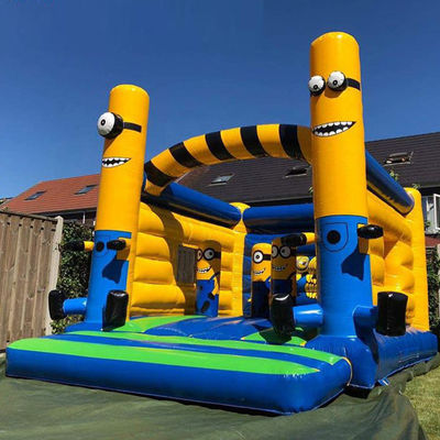 CE/EN71/EN14960 Certificato Commercial Cartoon Theme Inflatabile Trampoline Castle Combo