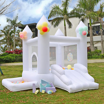 Blower inclusa Baby Bianco Decorativo PVC Casa gonfiabile Salto per la festa di famiglia