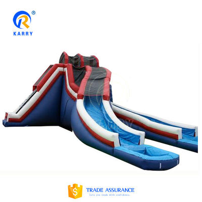 Blower inclusa, rinforzo a doppio strato, PVC, scivolo ad acqua gonfiabile con parete di arrampicata