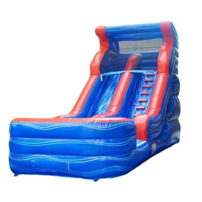 Parco di divertimenti per bambini Grandi scivoli gonfiabili giocattolo con piscina dimensioni personalizzate