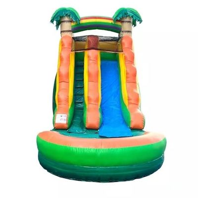 Slide d'acqua in PVC per bambini e adulti nel grande parco gonfiabile commerciale