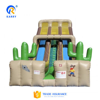 Slide d'acqua in PVC per bambini e adulti nel grande parco gonfiabile commerciale