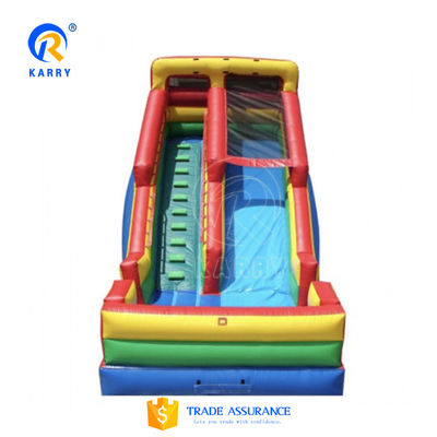 Dimensioni personalizzate Slide gonfiabile a rimbalzo Slide ad aria secca e acqua per avventure all'aria aperta
