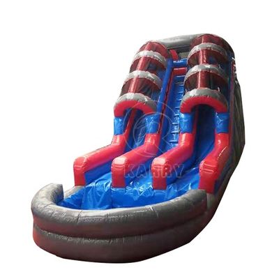 Dimensioni personalizzate Slide gonfiabile a rimbalzo Slide ad aria secca e acqua per avventure all'aria aperta