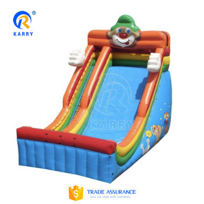 Slide idraulico gonfiabile da 25 piedi con piscina d'acqua e palma