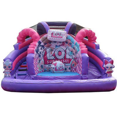 Scivolo d'acqua gonfiabile commerciale per bambini e adulti colore personalizzato e 5-10 passeggeri