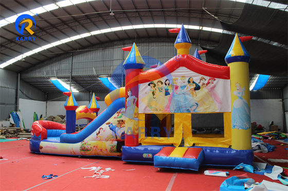 PVC gonfiabile casa rimbalzo scivolo d'acqua combo per unisex principessa festa nel cortile