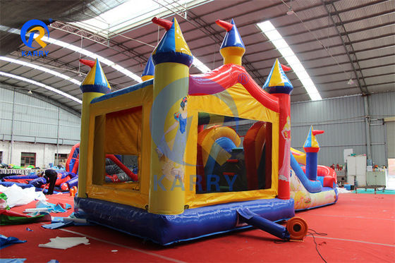 PVC gonfiabile casa rimbalzo scivolo d'acqua combo per unisex principessa festa nel cortile