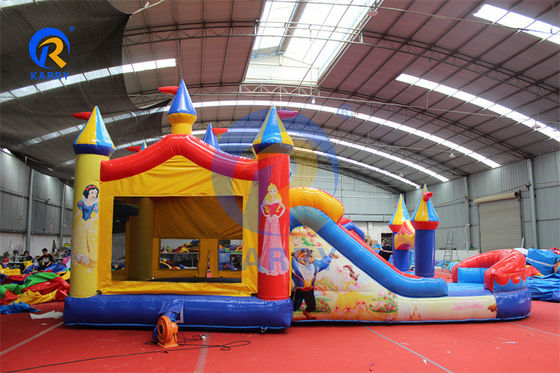 PVC gonfiabile casa rimbalzo scivolo d'acqua combo per unisex principessa festa nel cortile