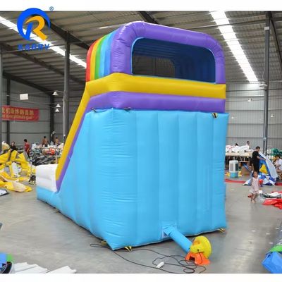 Grande scivolo d'acqua gonfiabile con piscina per bambini Popolare castello a balzo e soffiatore unisex