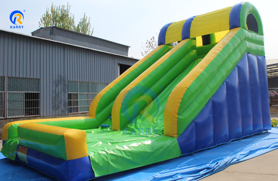 Combo di scivolo a castello gonfiabile commerciale personalizzato con piscina e casa a rimbalzo