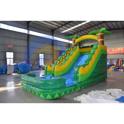 4X9M Dimensioni PVC Outdoor gonfiabile D Slide per Parco di intrattenimento accessori ventilatore