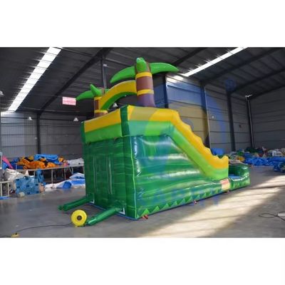 4X9M Dimensioni PVC Outdoor gonfiabile D Slide per Parco di intrattenimento accessori ventilatore