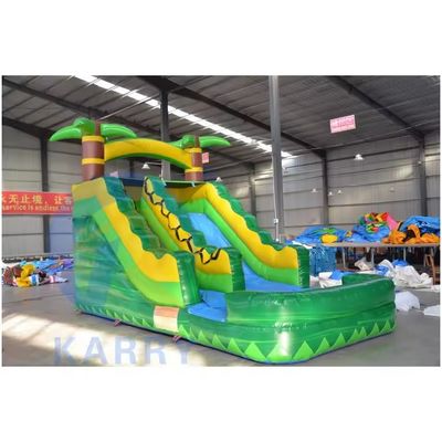4X9M Dimensioni PVC Outdoor gonfiabile D Slide per Parco di intrattenimento accessori ventilatore