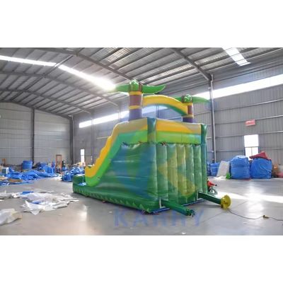 4X9M Dimensioni PVC Outdoor gonfiabile D Slide per Parco di intrattenimento accessori ventilatore