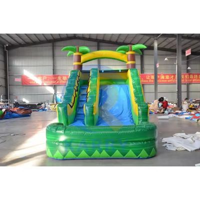 4X9M Dimensioni PVC Outdoor gonfiabile D Slide per Parco di intrattenimento accessori ventilatore