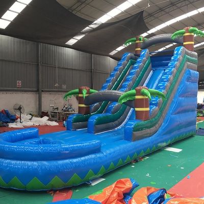 Slide unisex Bouncy House Slide gonfiabile Salto d'aria Bouncer Slide per piscina 5-10 passeggeri