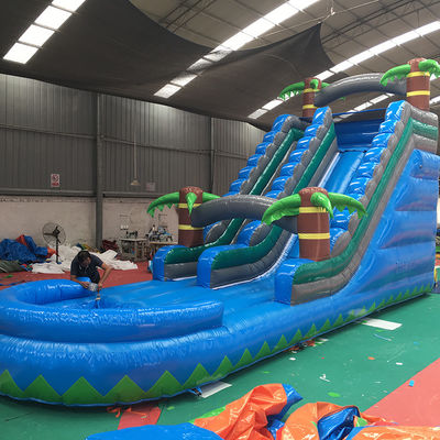 Slide unisex Bouncy House Slide gonfiabile Salto d'aria Bouncer Slide per piscina 5-10 passeggeri
