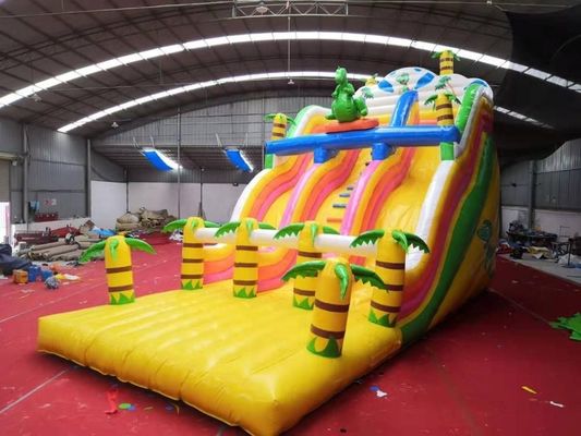 Blower inclusi Slide d'acqua gonfiabile all'aperto Slide d'aria secca all'interno per bambini e adulti