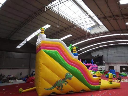 Blower inclusi Slide d'acqua gonfiabile all'aperto Slide d'aria secca all'interno per bambini e adulti