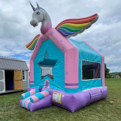 Casa gonfiabile a ripresa per giochi di salto per bambini