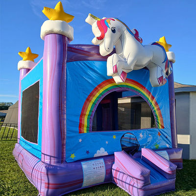 Casa gonfiabile a ripresa per giochi di salto per bambini