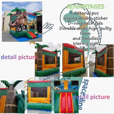 Pop Dinosauro Terra trampolino gonfiabile per bambini e adulti