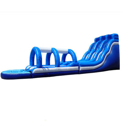 Attrezzature per parchi di divertimenti giocattoli gonfiabili all'aperto scivolo d'acqua Capacità massima 100-500 kg PVC