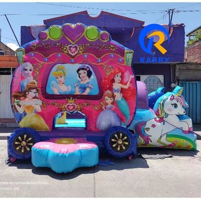 Spedizione espressa tema sirena castello gonfiabile per bambini opzione di disegno a mano
