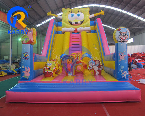 Casa a rimbalzo gonfiabile in PVC commerciale e scivolo asciutto per affitto di feste interno 8x3x5m