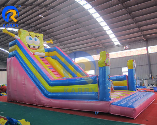 Casa a rimbalzo gonfiabile in PVC commerciale e scivolo asciutto per affitto di feste interno 8x3x5m