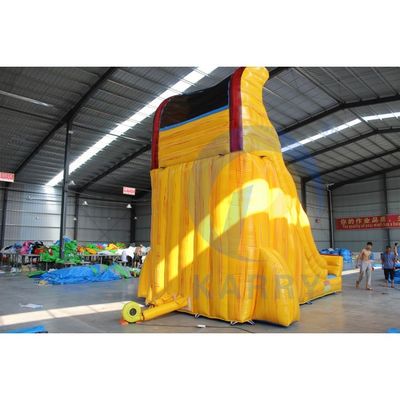 Slide ad acqua gonfiabile di qualità commerciale con stampa digitale 18 piedi quadrati
