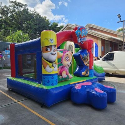 Spedizioni espresse Combo Bouncer Combo Cartoon Combo Inflatabile Castello Slide Per Bambini