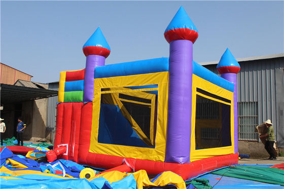 Parco all'aperto Unisex commerciale Tetris colorato salto casa gonfiabile rimbalzo per bambini