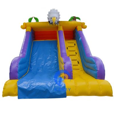 Capacità massima 100-500 kg Mini Little Angry Eagle Scivolo d'acqua gonfiabile per divertimento estivo