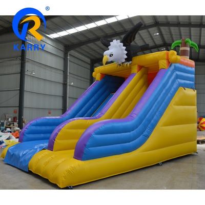 Dimensioni personalizzate Intrattenimento all' aperto Corvo arrabbiato Scivoli gonfiabili per bambini Gioco
